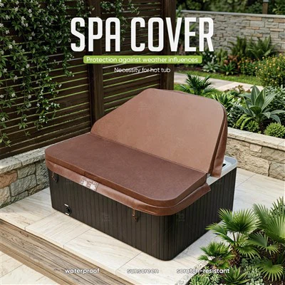 Kahverengi Kare Spa Örtüsü