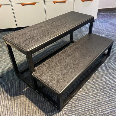 Yeni Tasarlanmış Ahşap Plastik Kaymaz Spa Basamağı