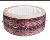 Yuvarlak Açık Şişme Spa Masaj Bahçesi Spa