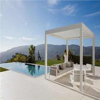 Dış Mekan Alüminyum Uzaktan Kumandalı Pergola